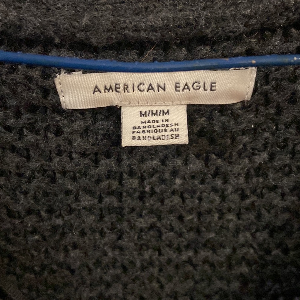 Cropped gray sweater - Picture 2 of 4